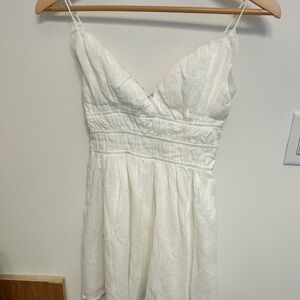 Princess Polly Strapless Cream Dress